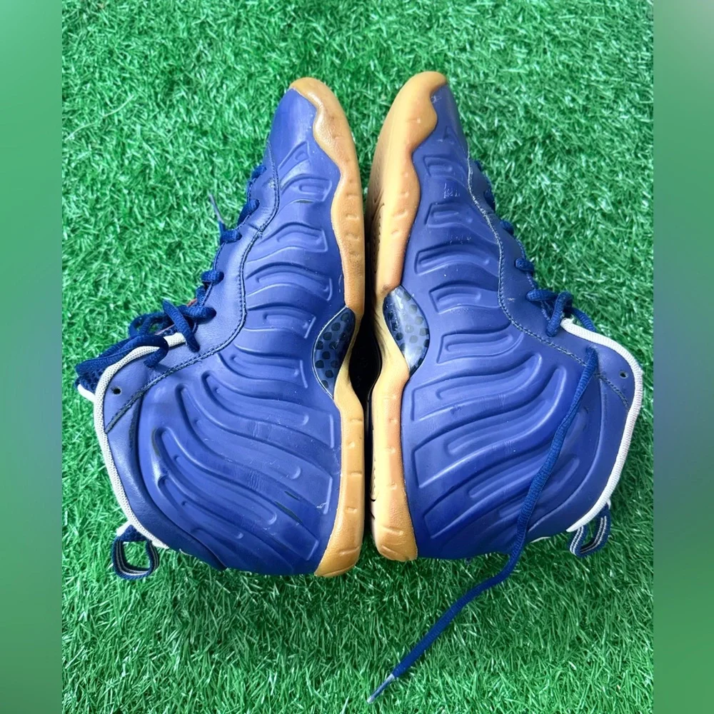 Nike Air Foamposite Pro Blue Void University Red‎ (GS) Size 6.5Y
